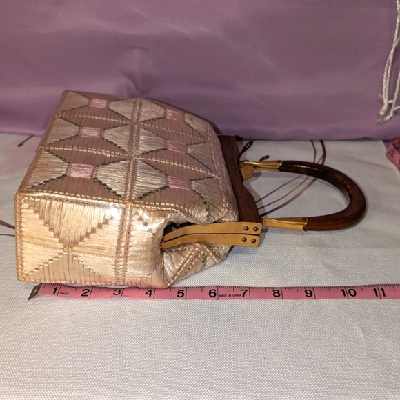 JANE SHILTON 1960 Vintage Woven Purse - Picture 8 of 8